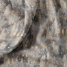 Printed Cotton REVEILLON Gray / White